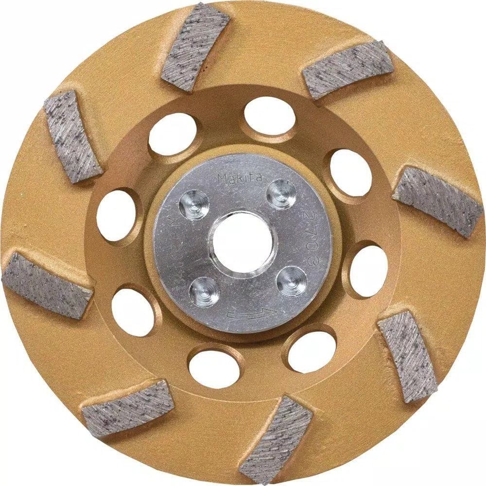 Makita 4-1/2 in. Turbo 8-Segment Diamond Cup Wheel, Anti-Vibration