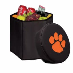 Picnic Time Clemson Tigers 12 Qt. Bongo Collapsible Soft-Side Cooler - Black thumbnail 1