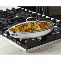 Cuisinart 13.5 in. Stainless Steel Oval Buffet Server, 2.5 Qt. Chafing Dish thumbnail 3