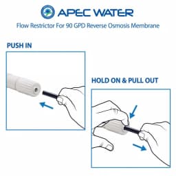 APEC Water Systems 700 ml/min Flow Restrictor for 90 GPD Reverse Osmosis Systems, 1/4 in. Quick Connect thumbnail 3