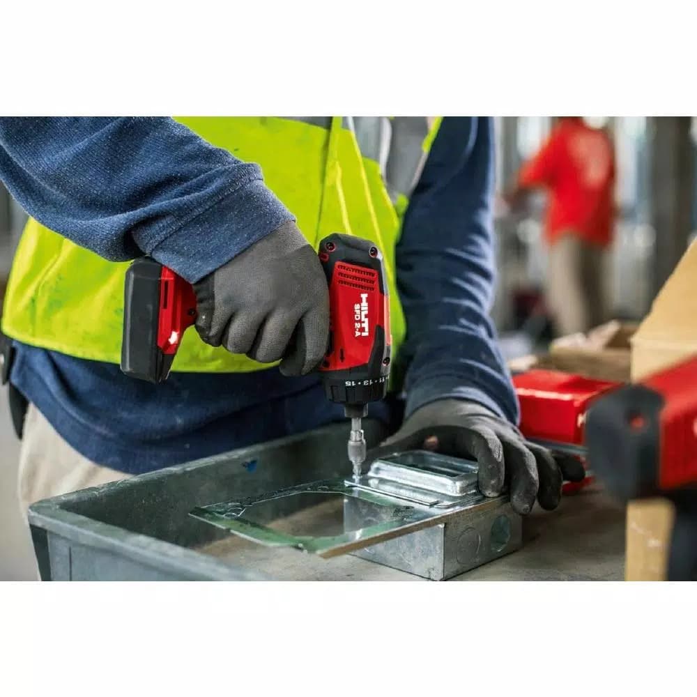Hilti 12V Lithium-Ion 1/4 in. Cordless Impact Driver SFD 2-A Kit with 2 Batteries, Charger, and Bag