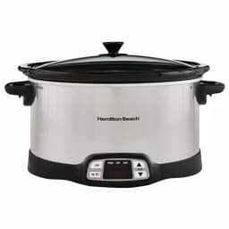 Hamilton Beach 8 Qt. Programmable Stainless Steel Slow Cooker with Timer and Temperature Settings thumbnail 7
