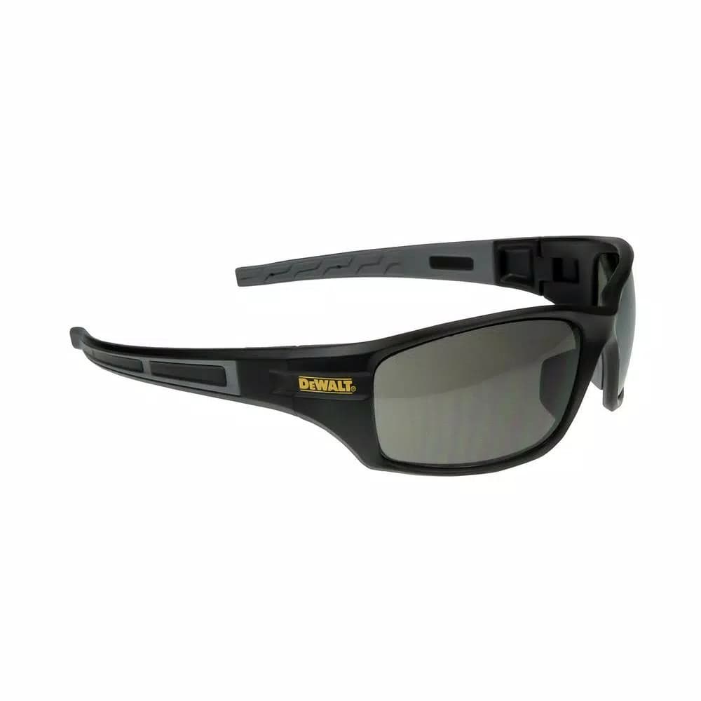 DEWALT Auger Smoke Lens Safety Glasses, Impact Resistant, Full Wraparound