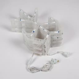 Kringle Traditions 36 in. 105-Light Blue and White LED Folding Snowflake Decoration thumbnail 5