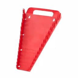 TEKTON 7.5 in. 15-Tool Store-and-Go Wrench Rack Keeper, Red thumbnail 1