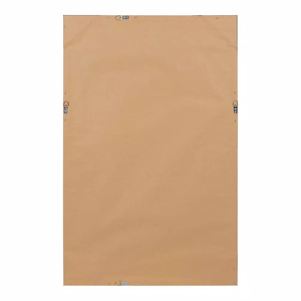 Kate and Laurel Calter Gold Framed Linen Fabric Pinboard Memo Board, White