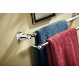 MOEN Banbury 24 in. Double Towel Bar, Chrome Finish thumbnail 2