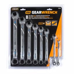 GearWrench 120XP Metric Ratcheting Wrench Set, 8-Piece thumbnail 6