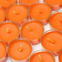 Zest Candle Orange Tealight Candles, 1.5 in. Diameter, 50-Pack thumbnail 2