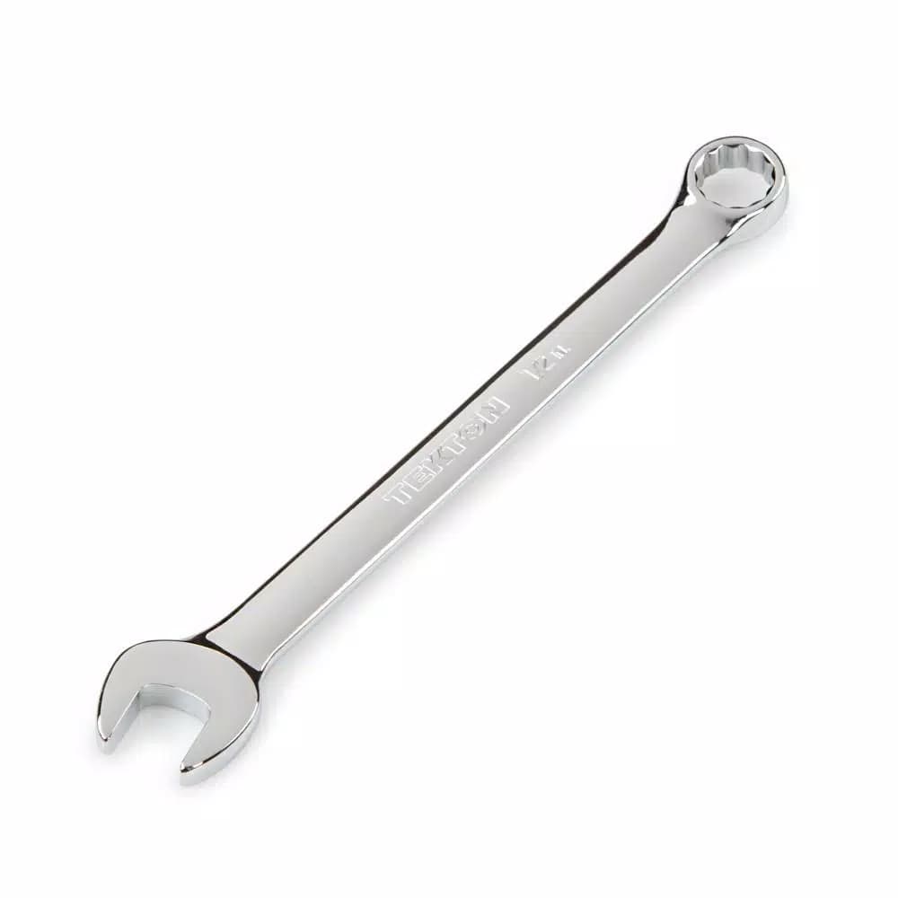 TEKTON 1/2 in. Combination Wrench, 12-Point Box End, Chrome Vanadium Steel