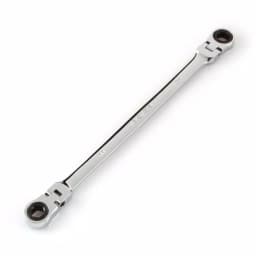 TEKTON 8 mm x 10 mm Extra Long Flex-Head Ratcheting Box End Wrench thumbnail 1