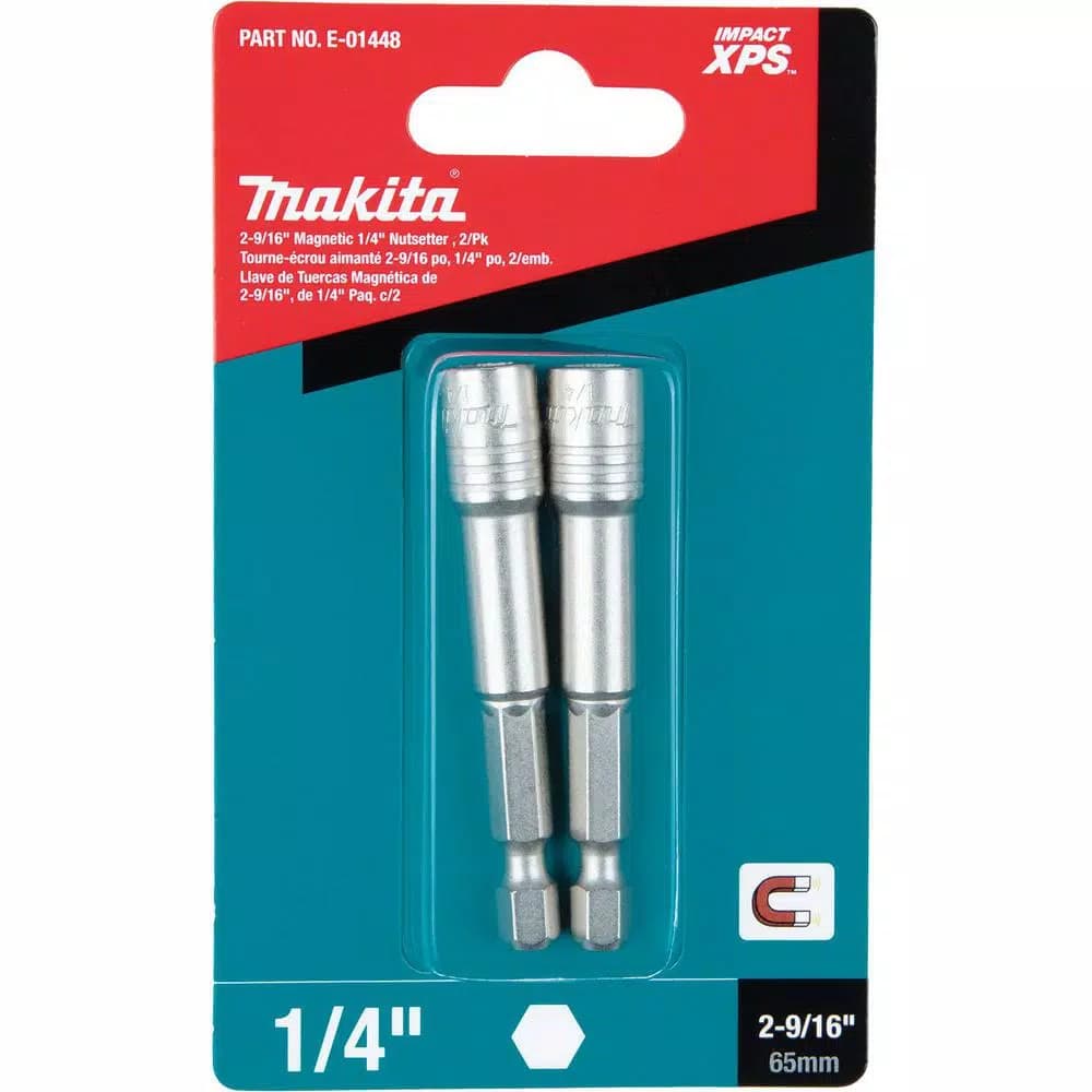 Makita IMPACT XPS 2-9/16 in. Magnetic 1/4 in. Hex Nutsetter (2-Pack)