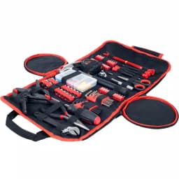 Stalwart 86-Piece Multipurpose Hand Tool Set with Compact Roll-Up Carrying Case thumbnail 1