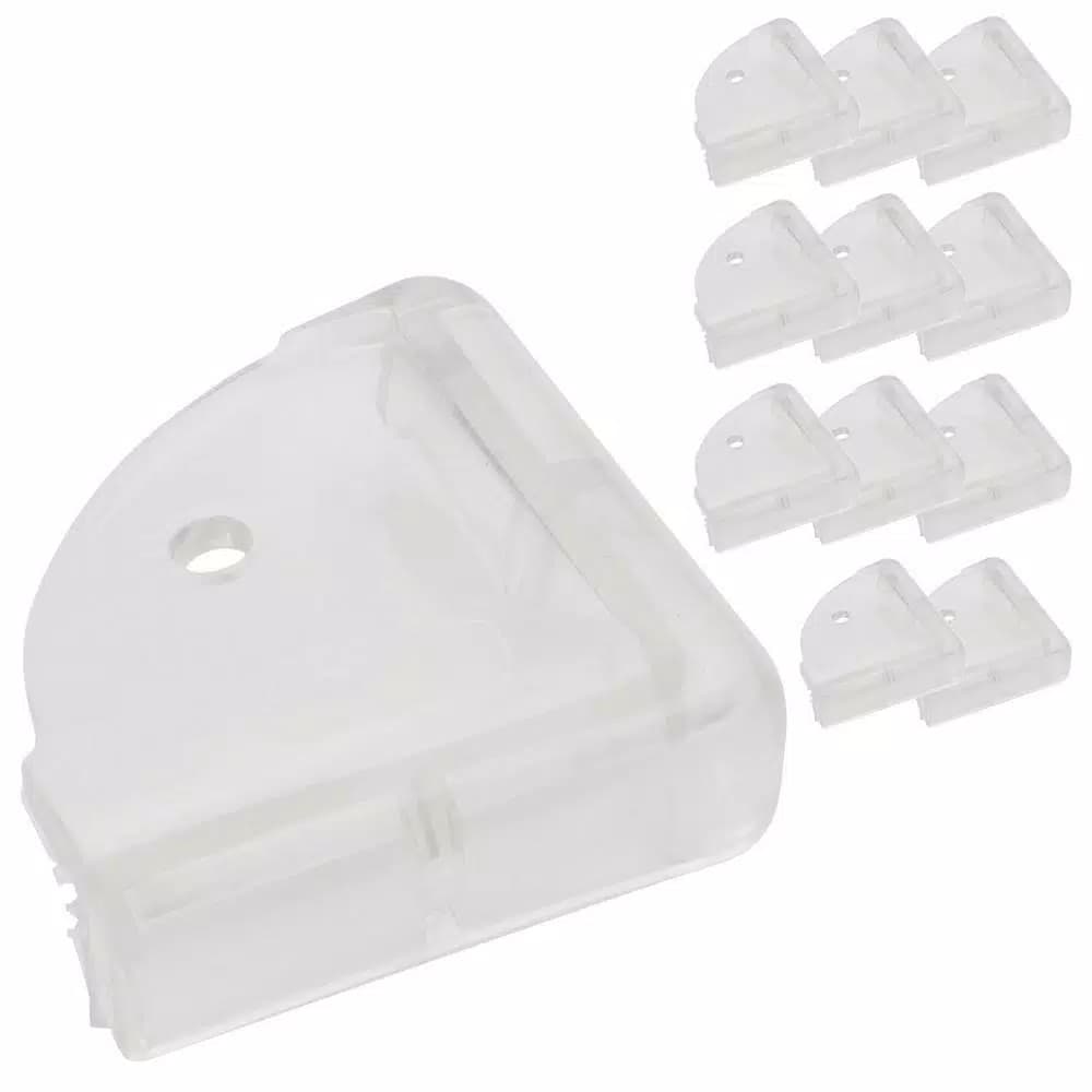 SecurityMan CORNERSTOP Baby Proofing Safety Corner Guards, 12-Pack Clear Edge Protectors