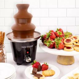 Nostalgia CFF965 3-Tier Chocolate Fountain, 1.5 lb Capacity, Black thumbnail 6