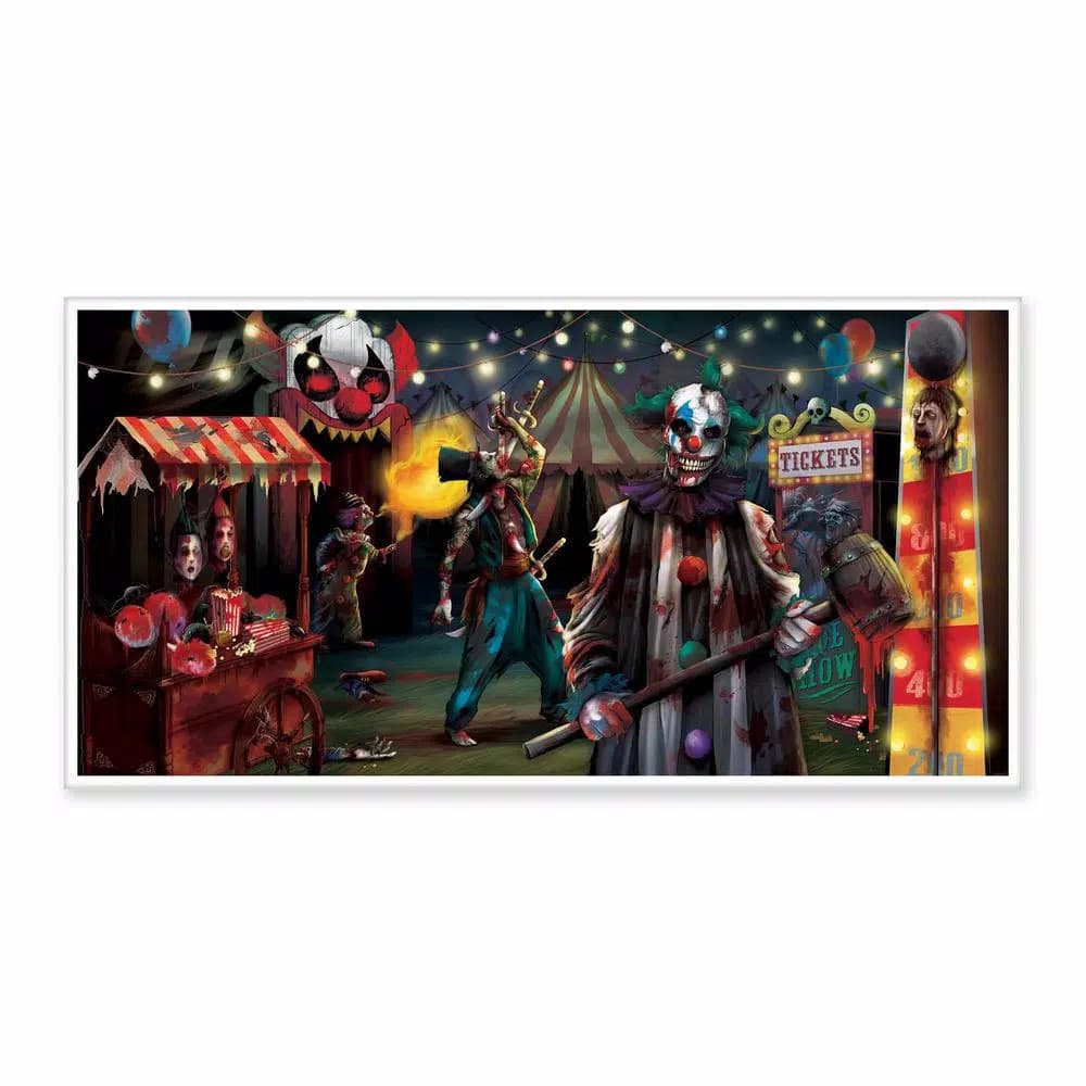 Amscan Creepy Carnival Halloween Horizontal Banners, 33.5 x 65 in. (5-Pack)