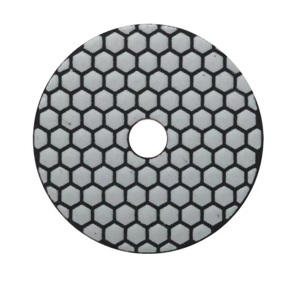 Rubi 4 in. 400 Grit Resin Dry Polishing Pad for Engineered Stone, Concrete, Marble & Granite