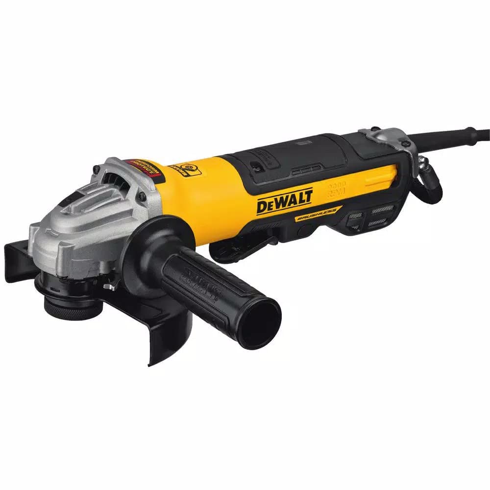 DEWALT 13 Amp Brushless Corded Angle Grinder with Paddle Switch, 5 in. to 6 in.