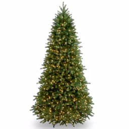 National Tree Company 6.5 ft. Jersey Fraser Fir Slim Artificial Christmas Tree with 700 Clear Lights thumbnail 1