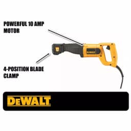 DEWALT DWE304 10-Amp Corded Variable Speed Reciprocating Saw thumbnail 2