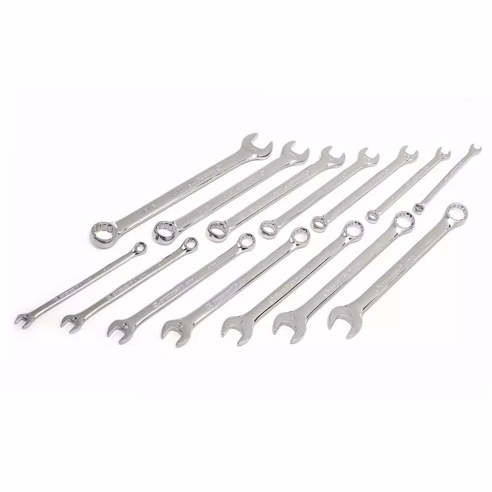 Crescent 128-Piece 3/8 in. Drive SAE/Metric Mechanics Tool Set with Blow-Molded Case