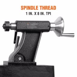 WEN 12 in. x 18 in. 5-Speed Benchtop Wood Lathe, 4.5 Amp thumbnail 11