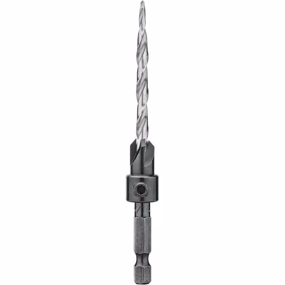 DEWALT #10 3/16 in. Countersink and Drill Bit with Hex Shank