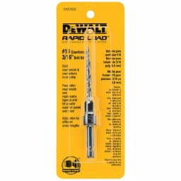 DEWALT #10 3/16 in. Countersink and Drill Bit with Hex Shank thumbnail 1
