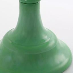 Gibson Cake Stand with Glass Lid, Light Green Round Dessert Platter thumbnail 2