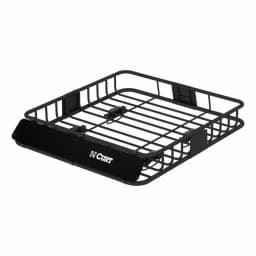 CURT Roof Mounted Cargo Basket, Steel Construction, Black Powder Coat thumbnail 1