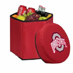 Picnic Time Ohio State Buckeyes 12 Qt. Bongo Collapsible Soft-Side Cooler - Red thumbnail 1