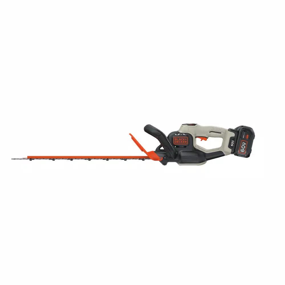 BLACK+DECKER 60V MAX Lithium-Ion Cordless POWERCUT 24 in. Hedge Trimmer with 1.5 Ah Battery and Charger