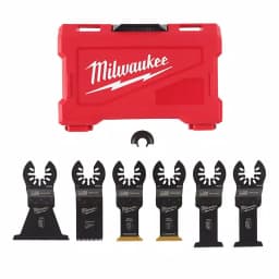 Milwaukee OPEN-LOK 6-Piece Universal Fit Oscillating Multi-Tool Blade Kit thumbnail 1