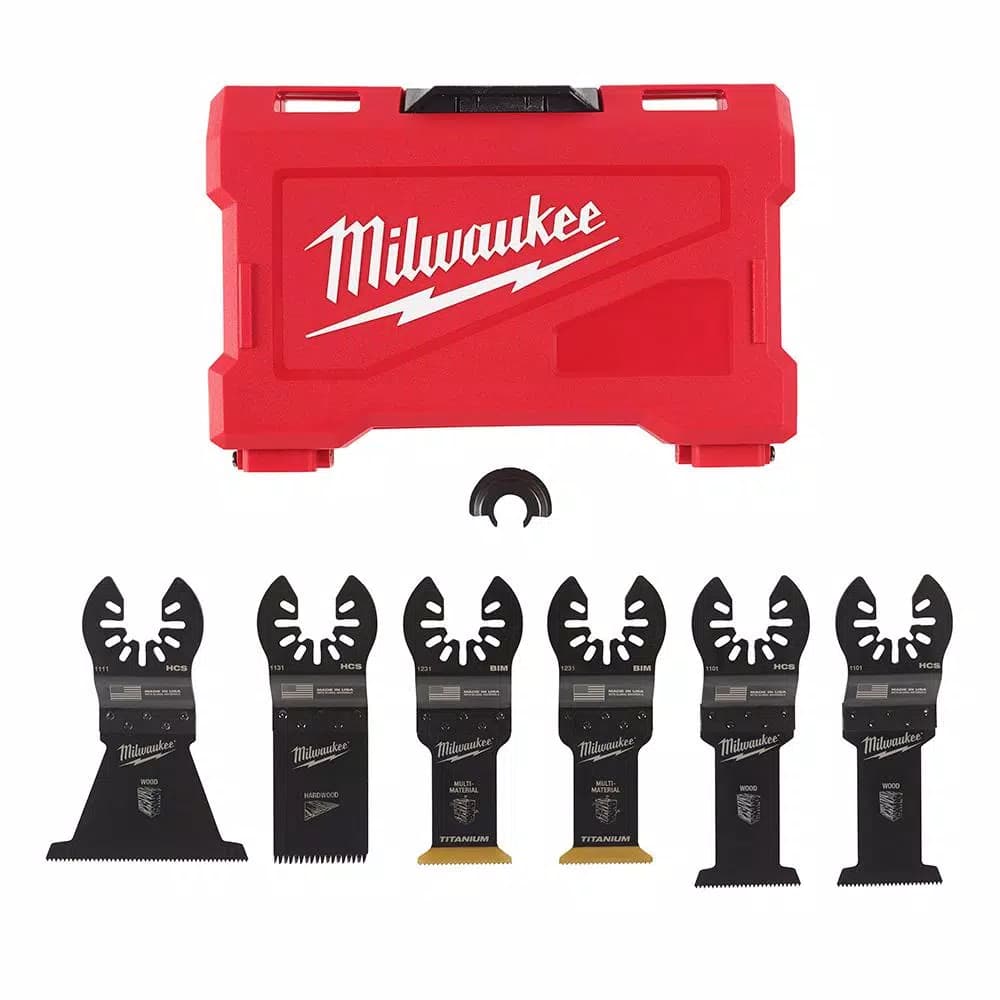 Milwaukee OPEN-LOK 6-Piece Universal Fit Oscillating Multi-Tool Blade Kit