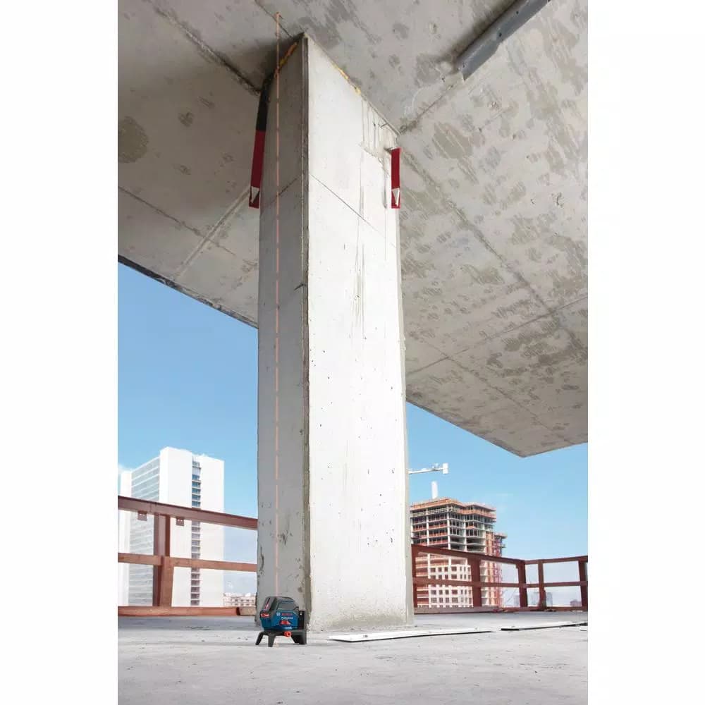 Bosch GCL 2-160 S Self-Leveling Cross-Line Laser Level with Plumb Points, 165 ft. Range, Reconditioned
