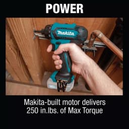 Makita 12V max CXT Lithium-Ion 1/4 in. Hex Cordless Screwdriver (Tool Only) thumbnail 8