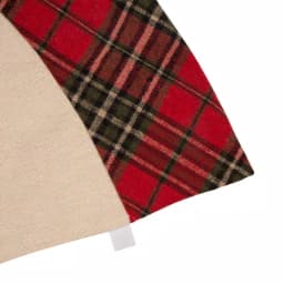 Glitzhome 48 in. Red Truck Embroidered Fabric Christmas Tree Skirt thumbnail 5