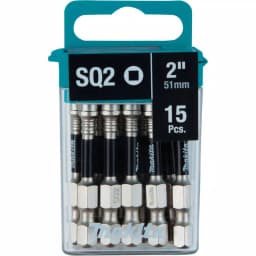 Makita ImpactXPS #2 Square 2 in. Power Bits, 15-Pack thumbnail 1