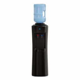Brio Top Loading Water Cooler Dispenser - Hot and Cold Water, Black with Stainless Steel Reservoirs thumbnail 1