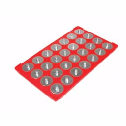 Triton Products MagClip 1/4 in. Drive Socket Caddy with 28 Interchangeable Pegs, Red thumbnail 1