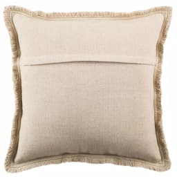 Safavieh Metallic Grid Silvery-Moss 20 in. x 20 in. Cotton Throw Pillow with Down Alternative Fill thumbnail 2