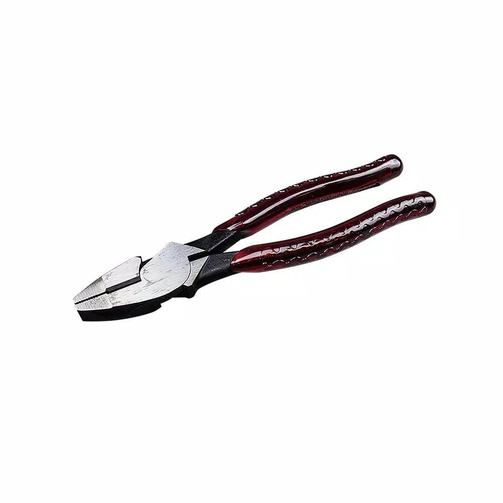 Klein Tools Klein-Koat Tenite Replacement Pliers Handles, Fits 8 in. to 9 in. Pliers, Transparent Red