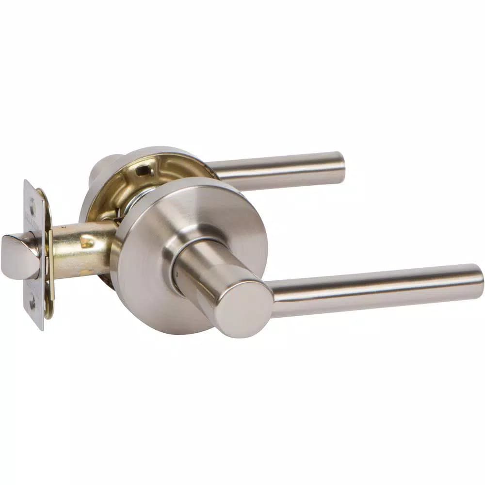 Delaney RD Series Contemporary Satin Nickel Straight Passage Door Lever