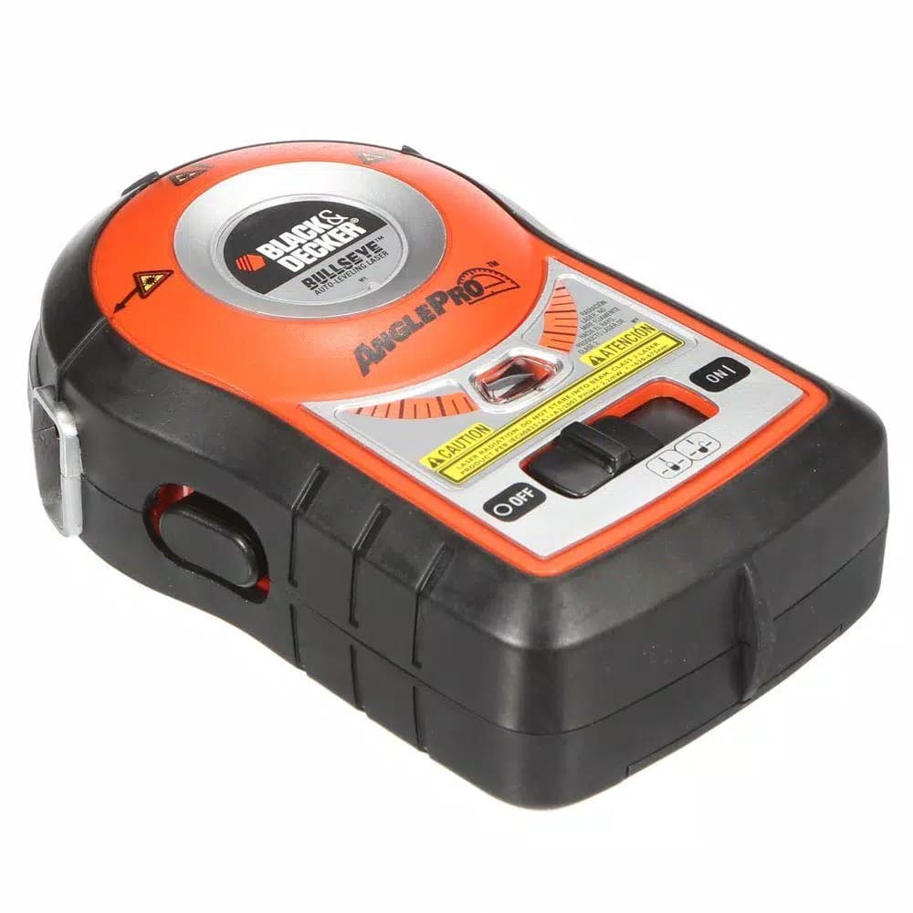 Black+Decker BullsEye Auto-Leveling Laser Level, Red Beam, 100 ft. Max Distance