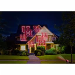 Unbranded NCAA Houston Cougars Team Pride LED Projector Light with Stake and Tripod thumbnail 2