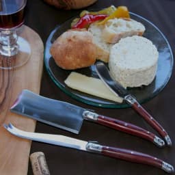 Unbranded Laguiole 3-Piece Pakkawood Cheese Knife Set with Stainless Steel Blades thumbnail 3