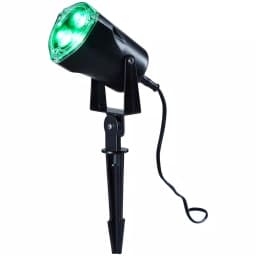 Home Accents Holiday Green LED Spotlight Outdoor Holiday Decoration with Swivel Head and Adjustable Neck thumbnail 1