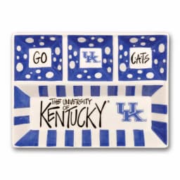 Magnolia Lane Kentucky Ceramic NCAA Officially Licensed 4-Section Tailgating Serving Platter thumbnail 1
