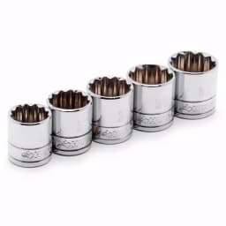 Husky 1/2 in. Drive Metric X-Large 12-Point Socket Set, 5-Piece thumbnail 7