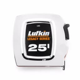 Lufkin Legacy Series 25 ft. Chrome Tape Measure, 1 in. Wide Blade, 8 in. Standout thumbnail 1